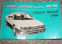 1990 Isuzu Impulse Owner's Manual