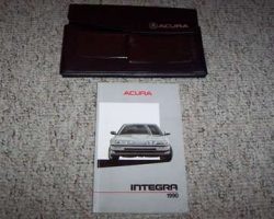 1990 Acura Integra 4 Door Owner's Manual Set