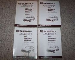 1990 Subaru Justy Service Manual