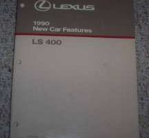 1990 Lexus LS400 New Car Features Manual