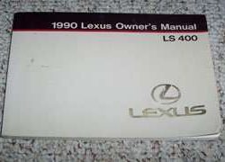 1990 Lexus LS400 Owner's Manual