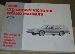 1990 Ford LTD Crown Victoria Electrical Wiring Diagrams Troubleshooting Manual