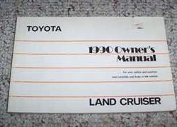 1990 Toyota Land Cruiser Owner's Manual