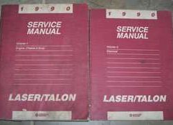 1990 Plymouth Laser Service Manual