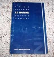 1990 Chrysler Lebaron Owner's Manual
