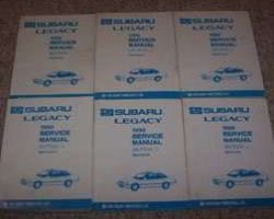 1990 Subaru Legacy Owner's Manual