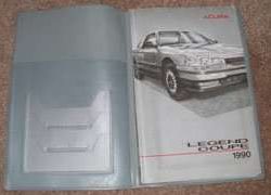 1990 Acura Legend Coupe Owner's Manual