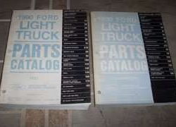1990 Ford Bronco Parts Catalog Text & Illustrations
