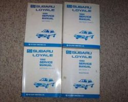 1990 Subaru Loyale Service Manual