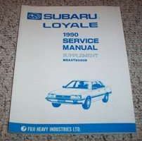 1990 Subaru Loyale Service Manual Supplement