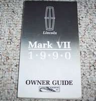 1990 Lincoln Mark VII Owner's Manual