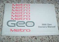 1990 Geo Metro Owner's Manual