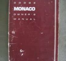 1990 Dodge Monaco Owner's Manual