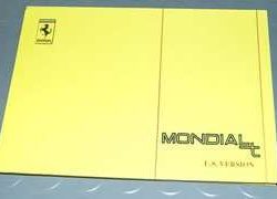1991 Ferrari Mondial T Owner's Manual