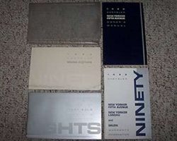 1990 Chrysler New Yorker Fifth Avenue Owner's Manual Set