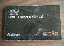 1990 Mitsubishi Precis Owner's Manual