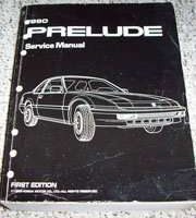 1990 Honda Prelude Service Manual