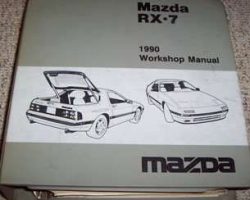 1990 Mazda RX-7 Workshop Service Manual Binder