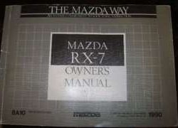 1990 Mazda RX-7 Owner's Manual