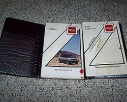 1990 GMC Safari Owner's Manual Set