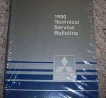 1990 Mitsubishi Mirage Technical Service Bulletins Manual