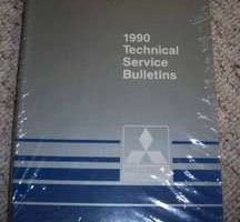 1990 Mitsubishi Precis Technical Service Bulletins Manual