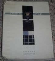 1990 Cadillac Seville Owner's Manual