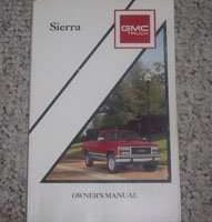1990 GMC Sierra Owner's Manual