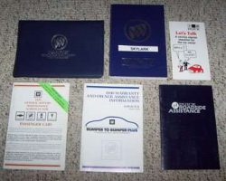 1990 Buick Skylark Owner's Manual Set
