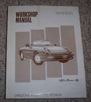1990 Alfa Romeo Spider Service Workshop Manual