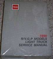 1990 GMC Suburban, Rally, Vandura & Light Duty Truck R, V, G, P Models Service Manual