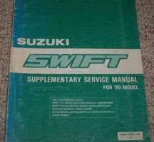 1990 Suzuki Swift Service Manual Supplement