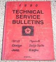 1990 Eagle Summit Technical Service Bulletins Manual