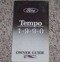 1990 Ford Tempo Owner's Manual