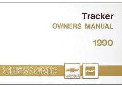 1990 Geo Tracker Owner's Manual