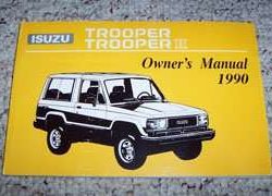 1990 Isuzu Trooper & Trooper II Owner's Manual