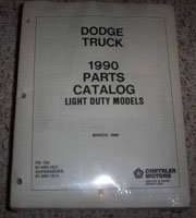 1990 Dodge Dakota Mopar Parts Catalog Binder