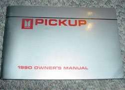 1990 Isuzu Pickup Owner's Manual