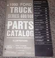 1990 Ford Cargo Truck Parts Catalog Illustrations