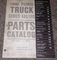 1990 Ford C-Series Trucks Parts Catalog Text