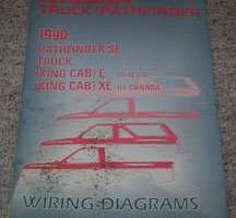 1990 Nissan Truck & Pathfinder Large Format Wiring Diagram Manual