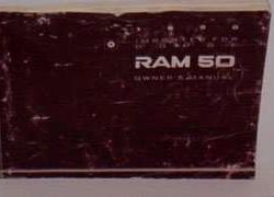 1990 Dodge Ram 50 Owner's Manual