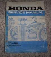 1992 Honda CBR600F2 Motorcycle Shop Service Manual