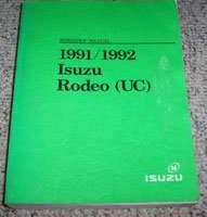 1991 Isuzu Rodeo Service Manual