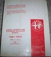 1991 Alfa Romeo 164 Wiring Diagrams & Electrical Diagnosis Manual