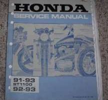 1991 Honda ST1100 Motorcycle Shop Service Manual