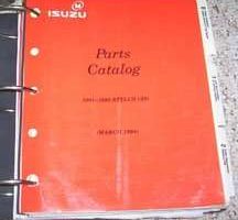 1991 Isuzu Stylus Parts Catalog