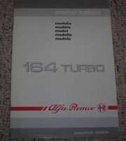 1991 Alfa Romeo 164 Turbo Service Bulletins