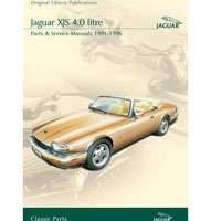 1991 Jaguar XJS 4.0L Parts Catalog & Service Manual DVD