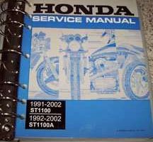 1991 Honda ST1100 & ST1100A Service Manual